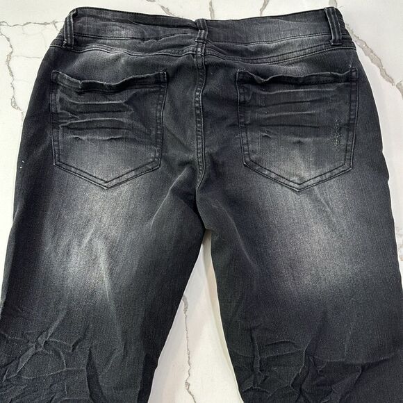 Abby Dawn | by Avril Lavigne Black Denim Studded Women’s Jeans - Picture 12 of 14